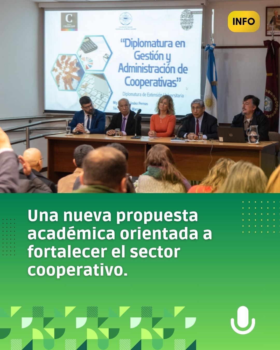 Presentaron oficialmente la Diplomatura en Gestión y Administración de Cooperativas
