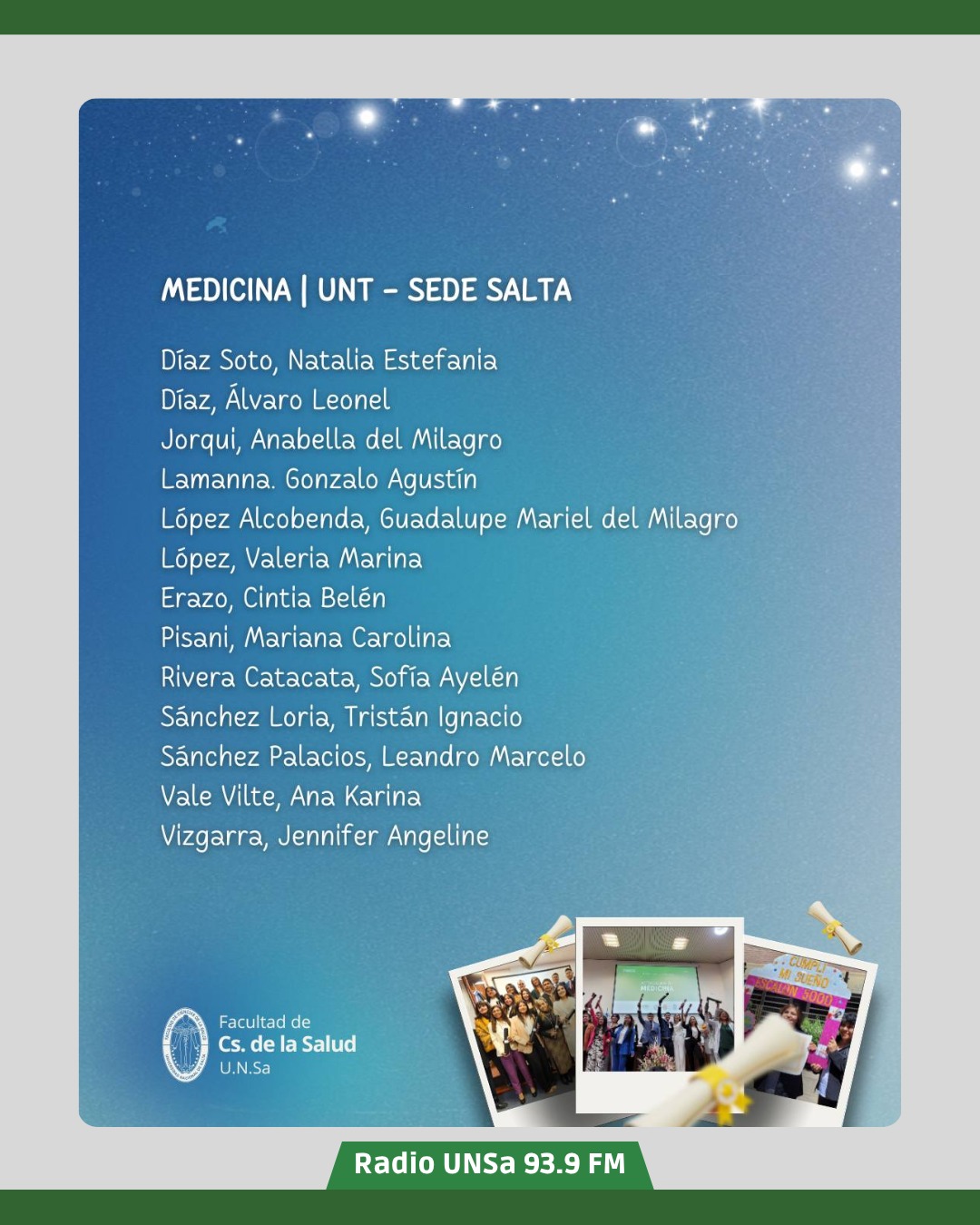 Acto de colacion medicina sede salta 2