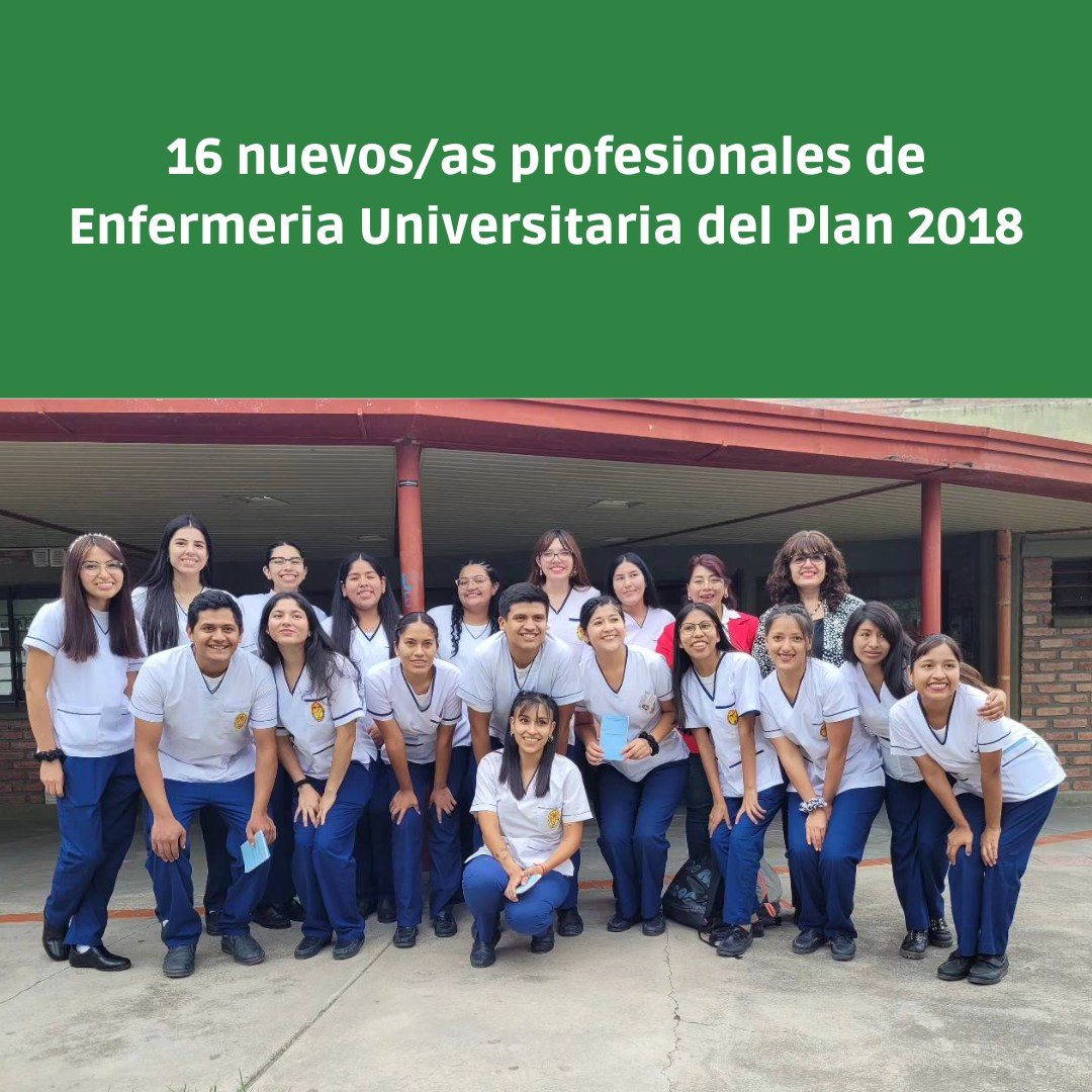 Nuevos profesionales de Enfermería Universitaria del Plan 2018