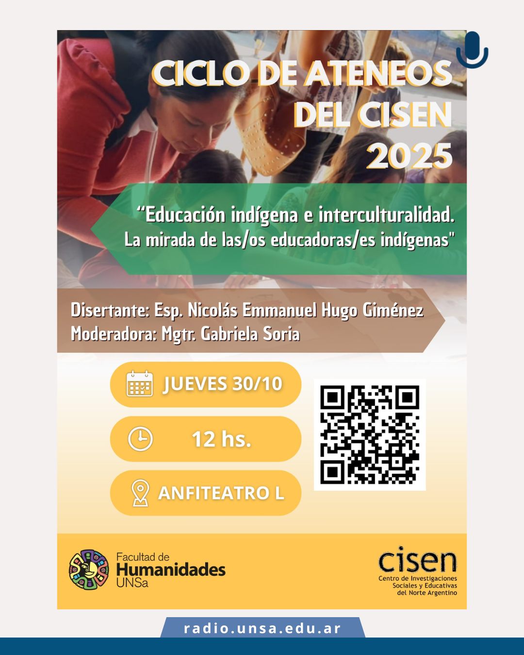 Ateneo: “Educación indígena e interculturalidad"