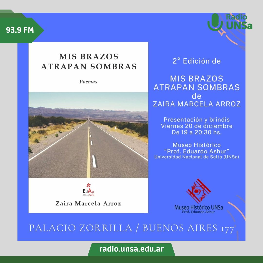 Presentación de "MIS BRAZOS ATRAPAN SOMBRAS"