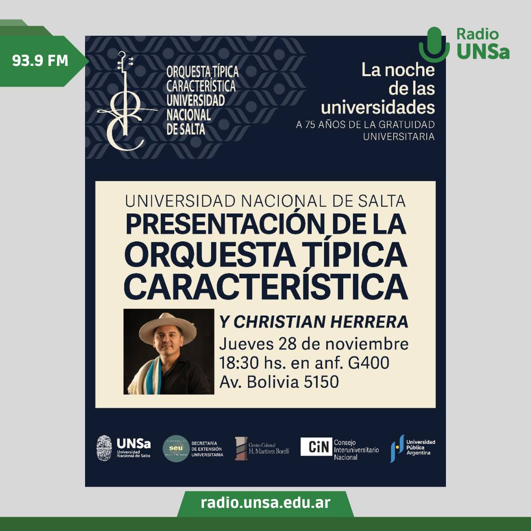 La Orquesta Típica y Christian Herrera