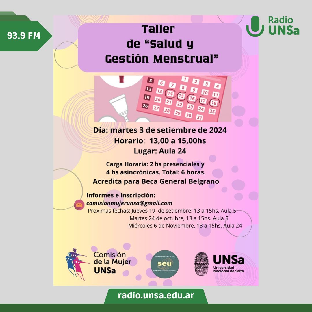 Taller de "Salud y Gestión Menstrual"