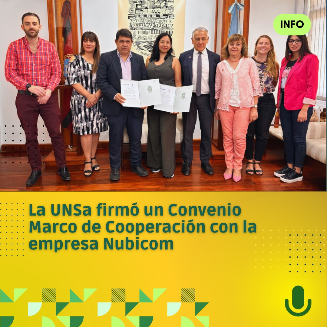 Firma de Convenio con la empresa Nubicom