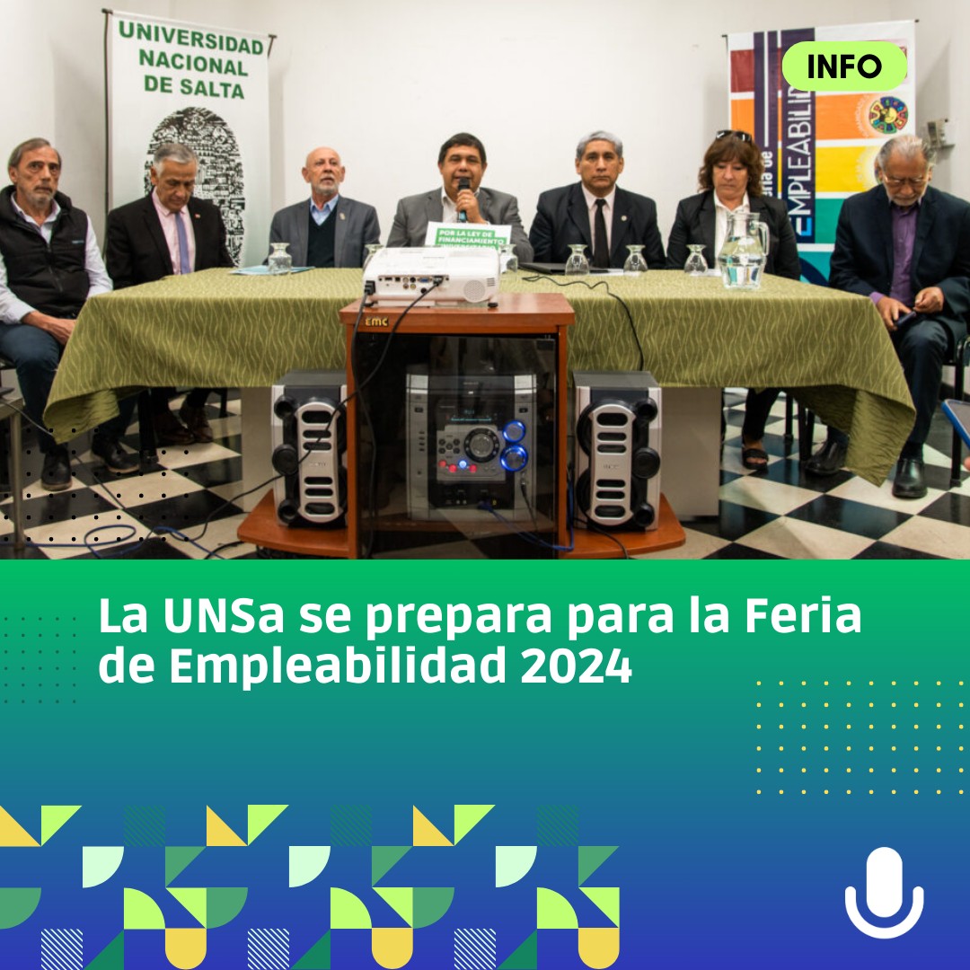 Rueda de Prensa que presentó la Feria de Empleabilidad