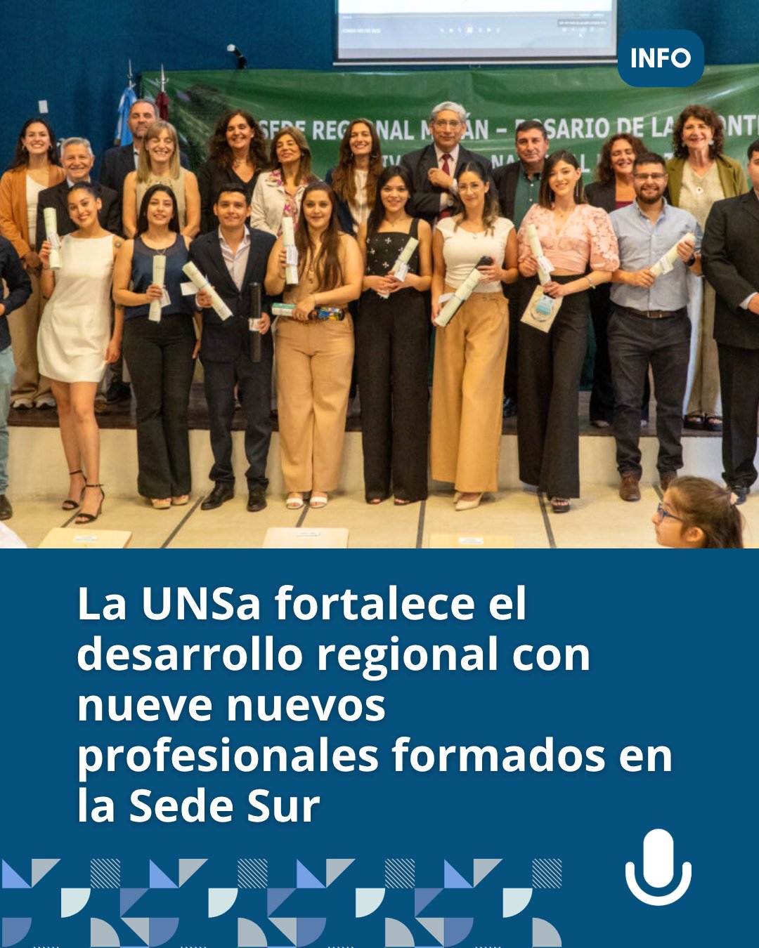 Acto de colación en la Sede Regional Sur