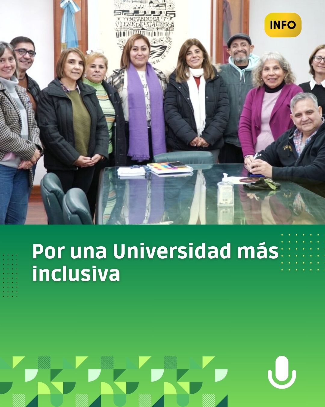 Reunión con integrantes de la Comisión Institucional de Políticas de Discapacidad