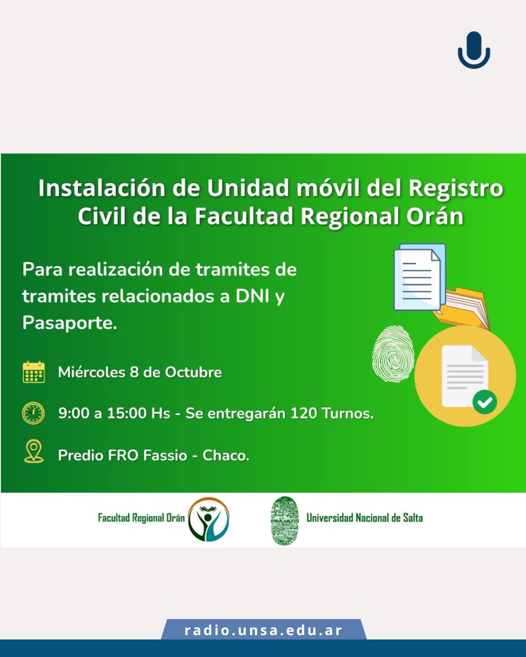 Móvil del Registro Civil 